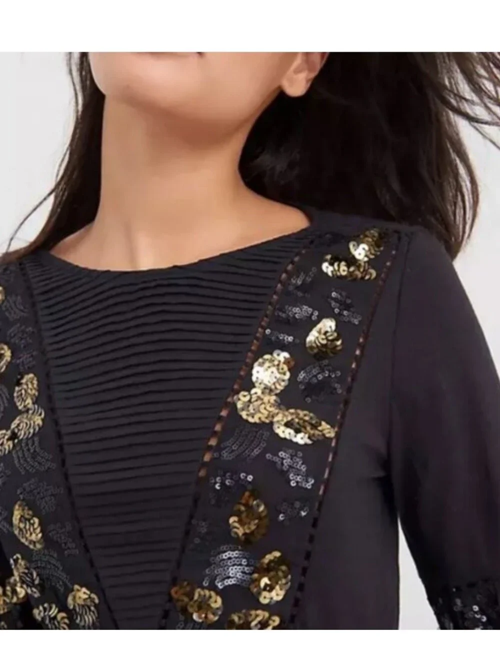 Anthropologie black gold
